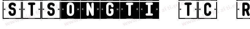 STSongti TC RegularEmojioneColor字体转换